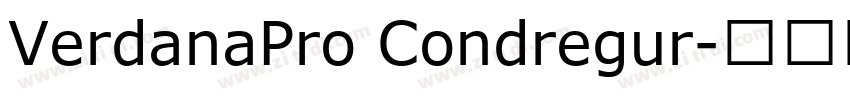 VerdanaPro Condregur字体转换